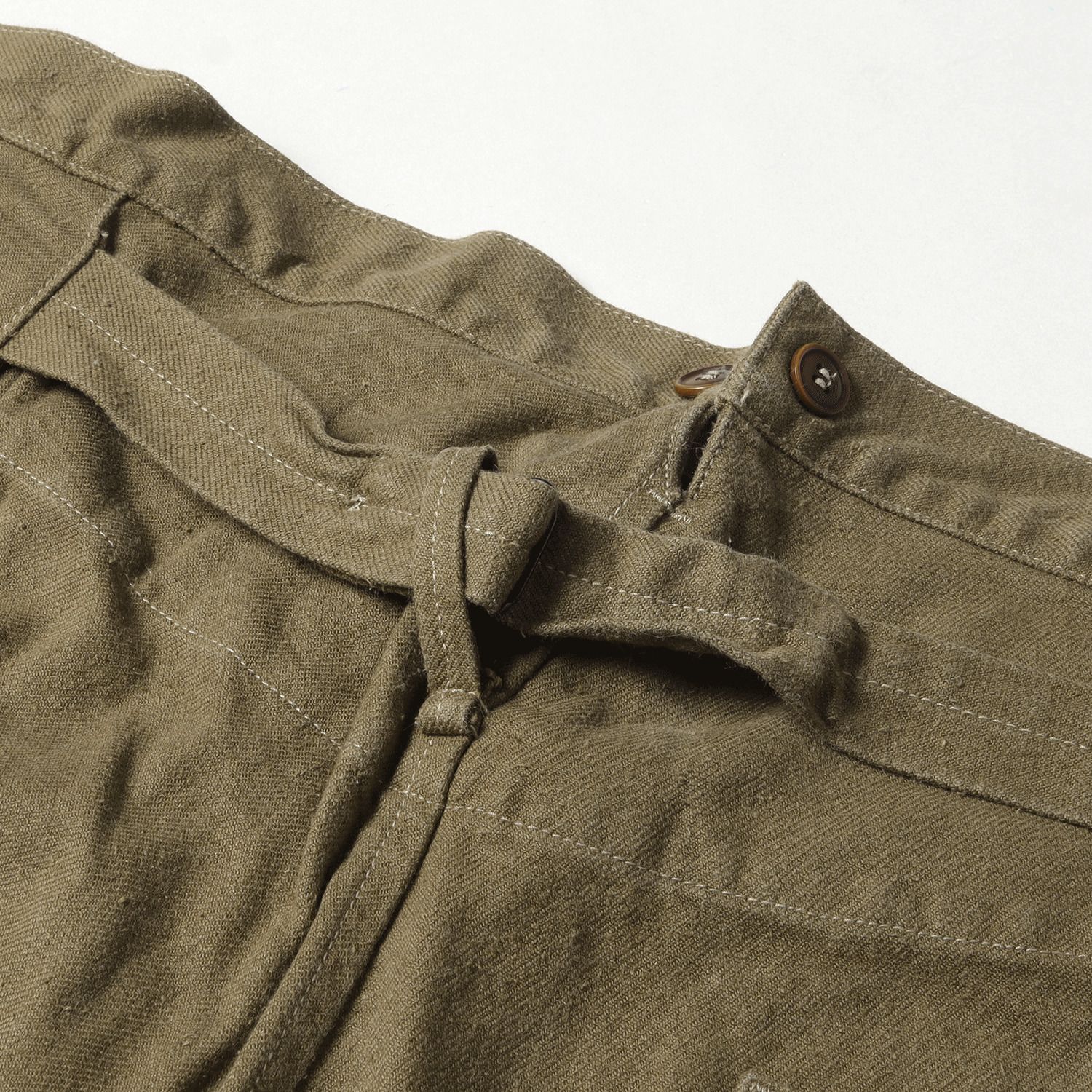 COMOLI コモリ パンツ コットン シルク オーバーパンツ ミリタリー T01 