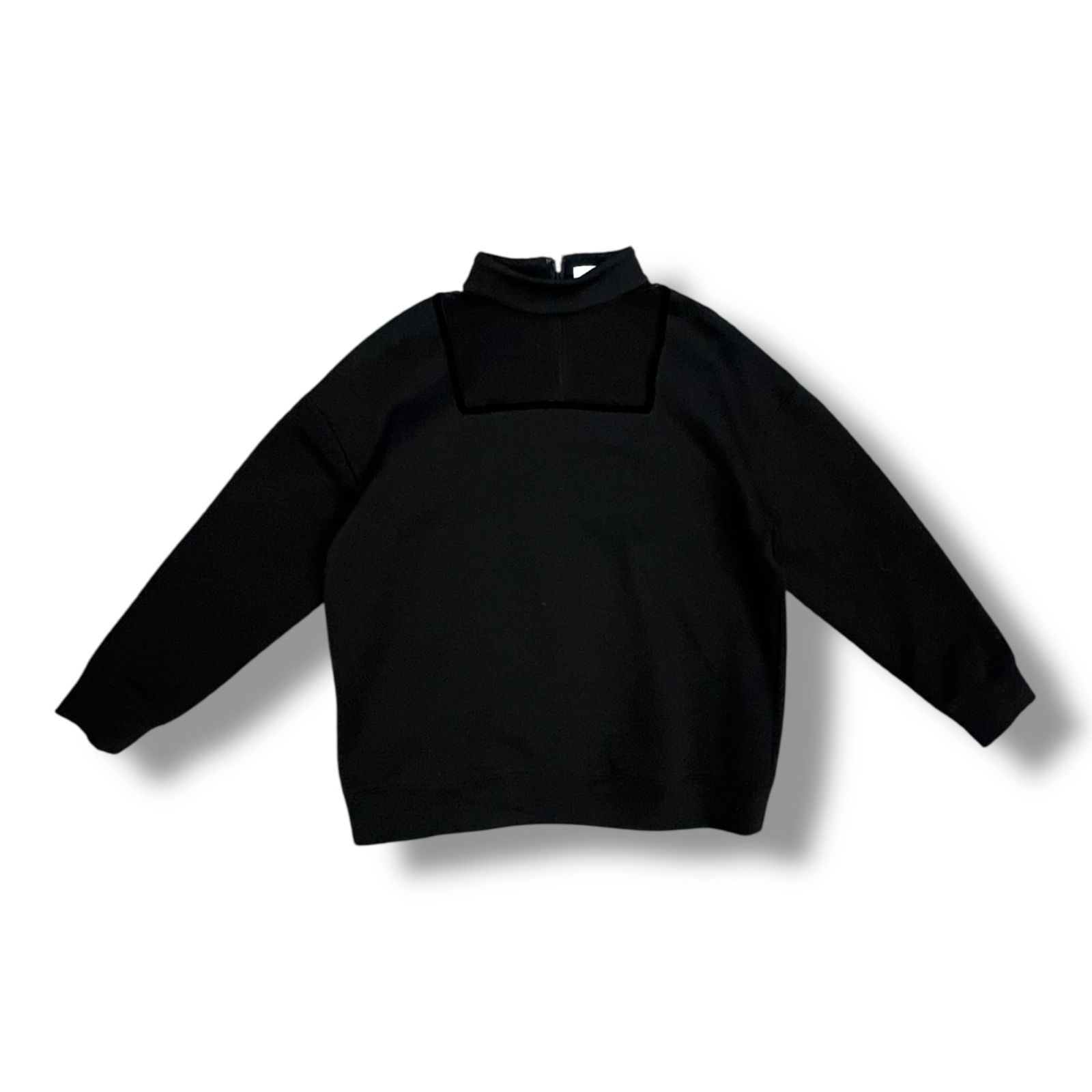 参考上代26400円 Graphpaper Mesh-paneled Crew Neck Pullover 