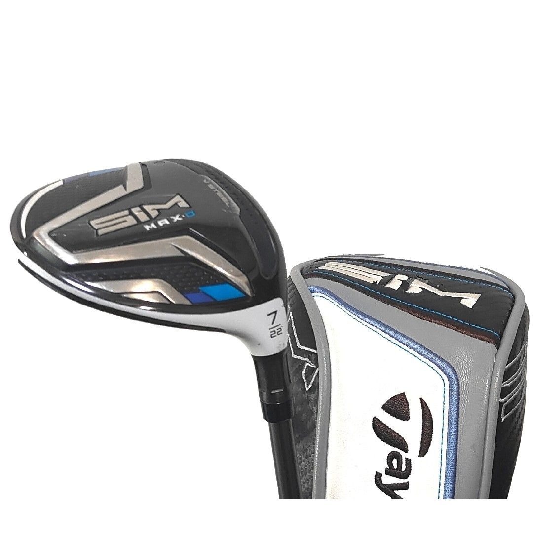 SIM MAX D 7W フェアウェイウッド 純正カーボンR カバー付