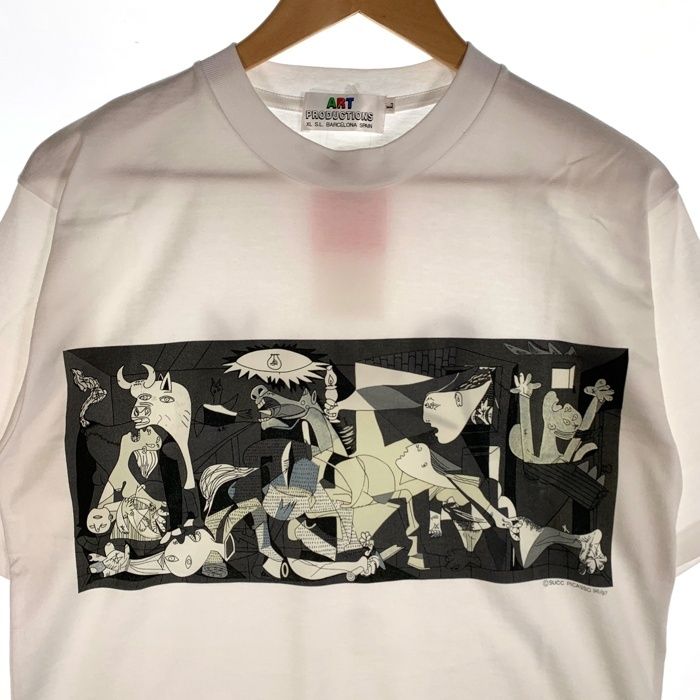 ART PRODUCTIONS PICASSO ピカソ ゲルニカ 半袖 Tシャツ ホワイト Size