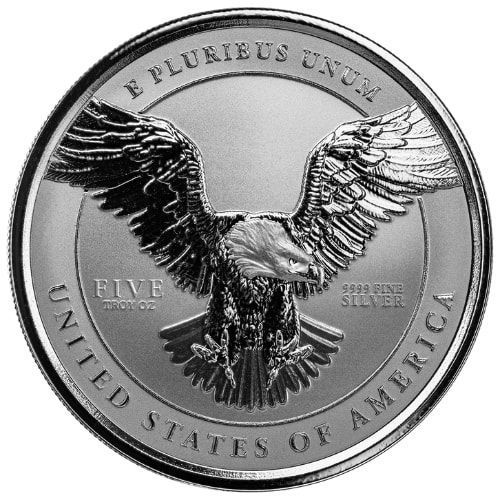 「ドナルド•J•トランプ大統領勲章」純銀5オンスメダル 保証書・カプセル付き] (新品) アメリカ「ドナルド・J・トランプ