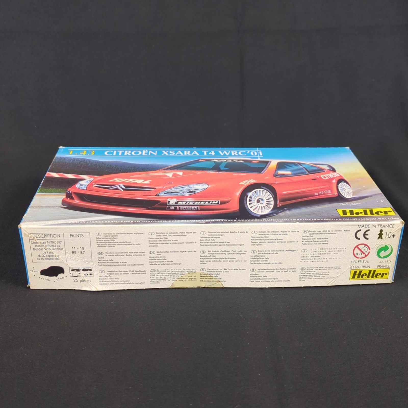 キット Heller 80195 1.43 CITROEN XSARA T4 WRC 01 エレール 80195 1|43 シトロエン クサラT4 WRC 01 旧パッケージ