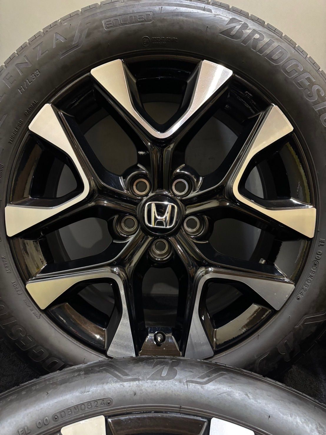 ZR-V純正タイヤBS ALENZA H/L33 225/55R18 4本 2024年製 新車外し品】ホンダ ZR-V Zグレード 純正 18in 7J +50