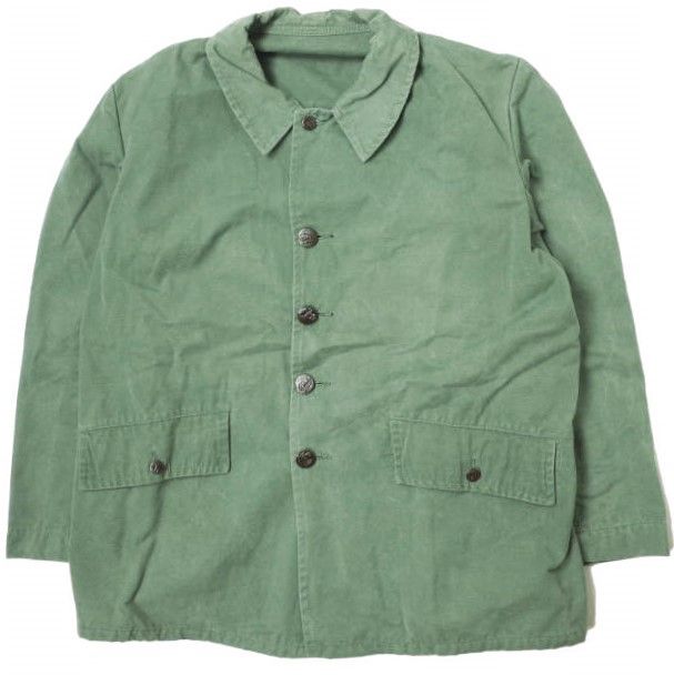 フレンチヴィンテージ 1950-60s Dumont d`urville Canvas Hunting Jacket キャンバスハンティングジャケット  M程度 Green カバーオール フランス ユーロ アンティーク VINTAGE アウター g13030 - メルカリ