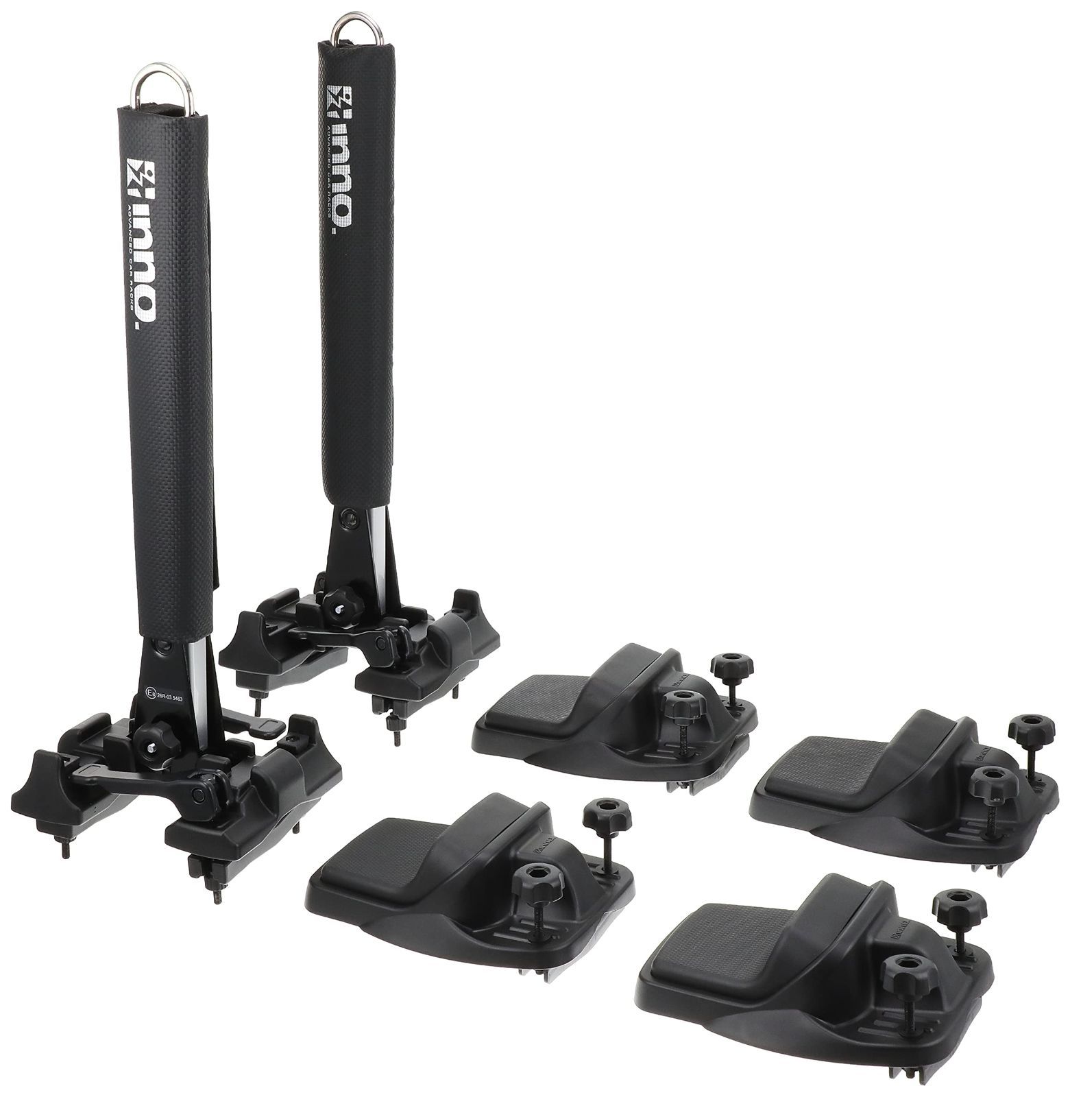 在庫処分 車載 inno カヤックアタッチメント 2艇積 ルーフキャリア 立てかけタイプ カーメイト CARMATE INA455