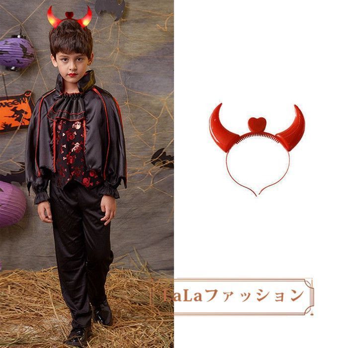 LALA出品 ハロウィン 衣装 子供 コスプレ 子供 魔女 ワンピース