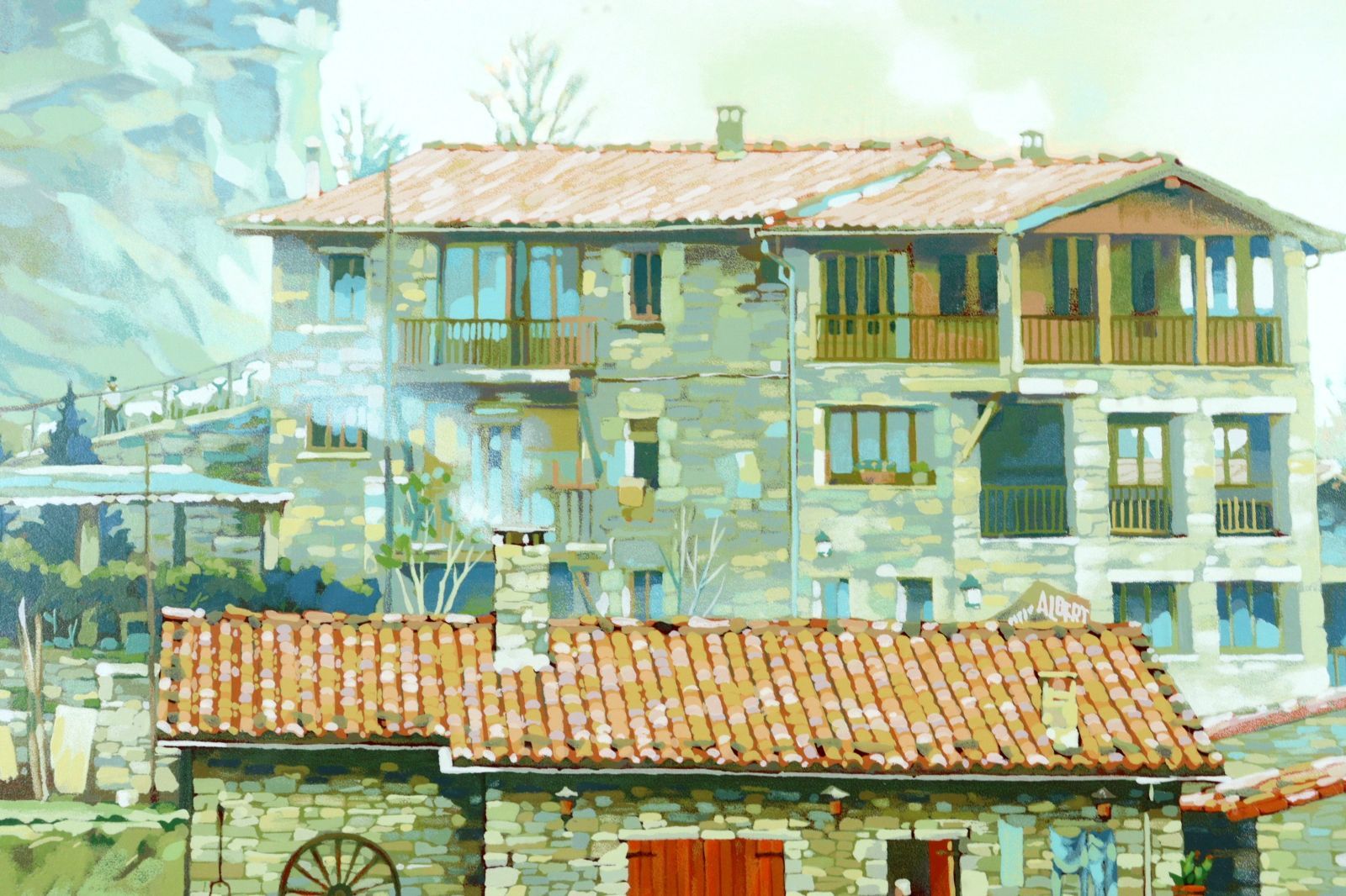 笹倉鉄平 「ルピ」 シルクスクリーン 80/295 直筆サイン 唐物