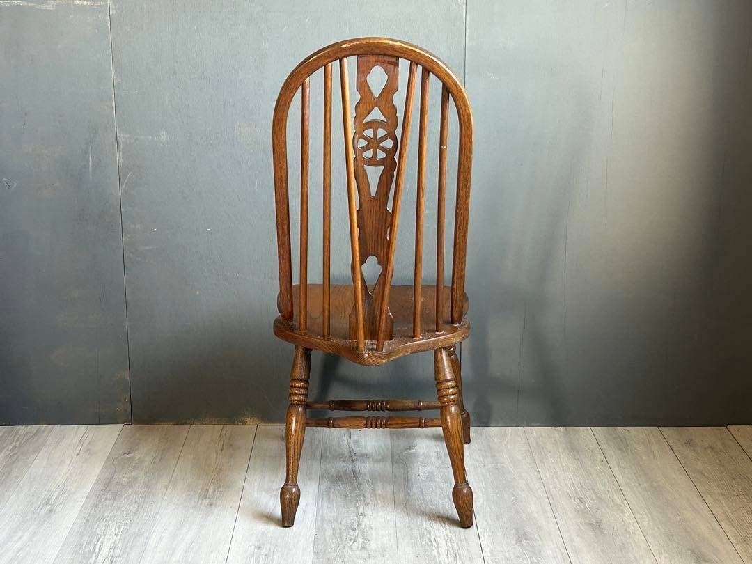 ④　英国　イギリス　クラシック　クラシカル　フープバックチェア　オーク材　NI ④英国イギリスクラシッククラシカルフープバックチェアオーク材NI