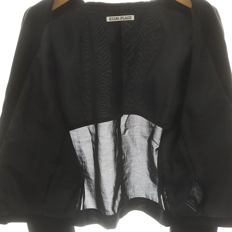 リアムプラージュ R'IAM-PLAGE 24SS RIAM キュプラブラウス ショート
