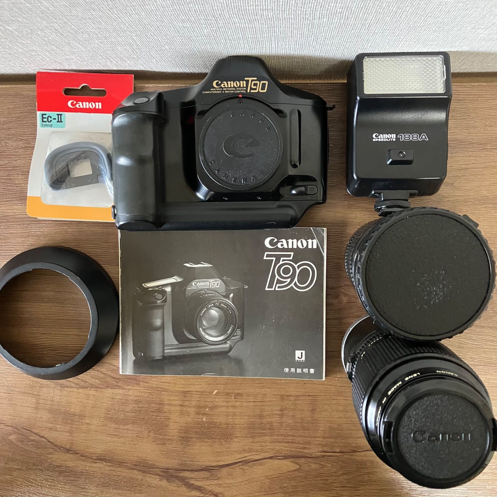 Canon T90 一眼レフカメラ+レンズセット ジャンク品 Canon T90 一眼レフカメラ+レンズセット ジャンク品