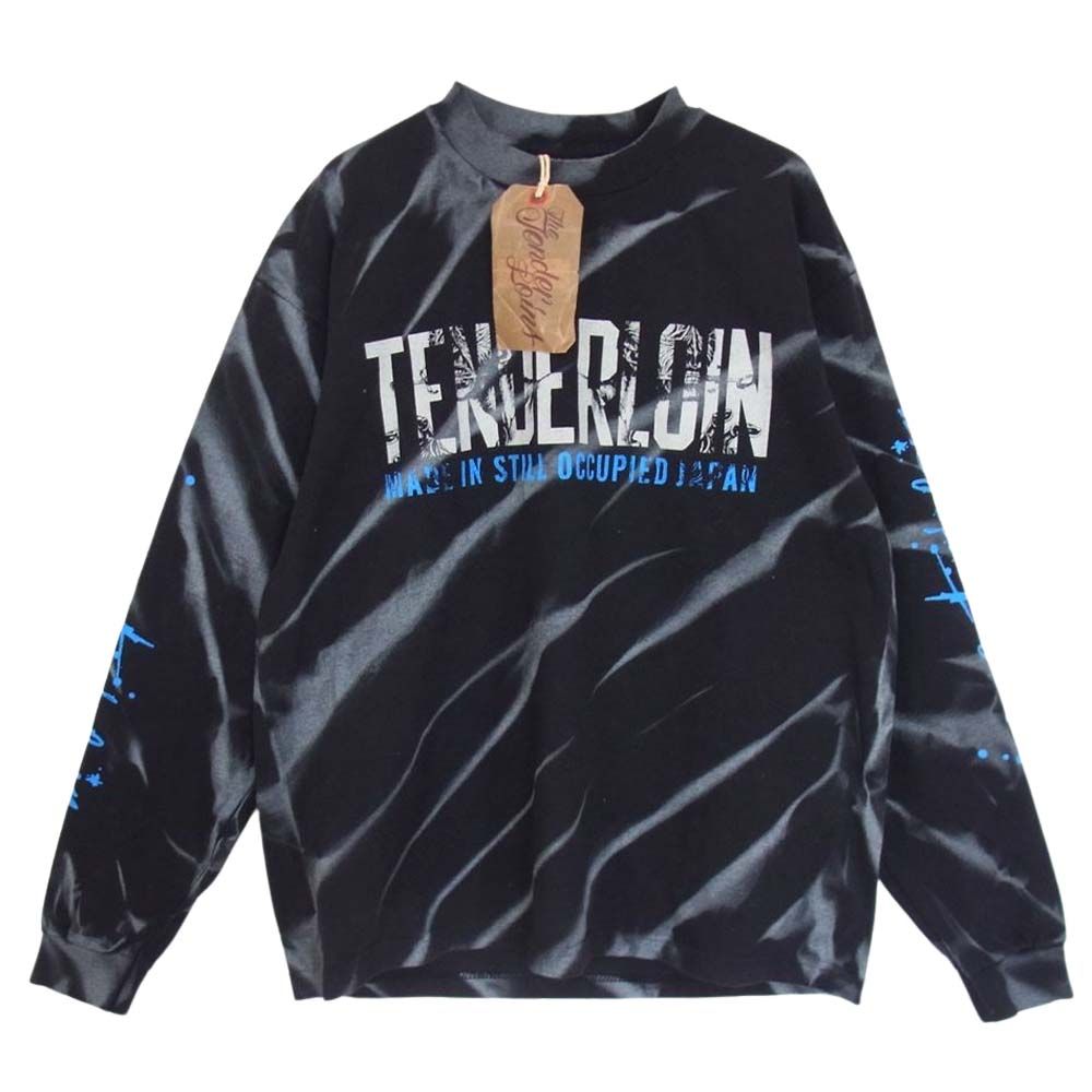 TENDERLOIN テンダーロイン 本店限定 TEE L/S ACID QB タイダイ ロゴ