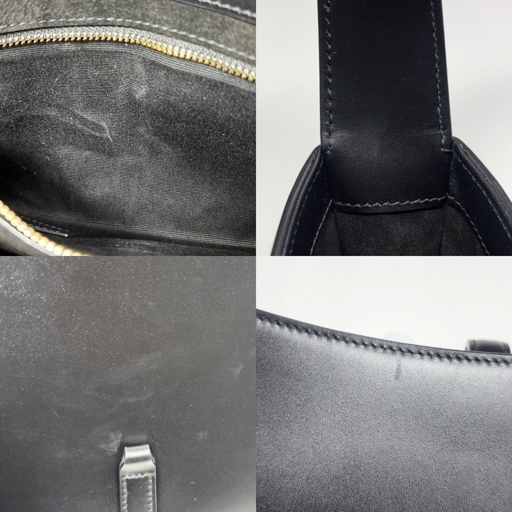 サンローランパリ ハンドバッグ レディース ル サンカセット 肩掛け Le Cin Cassette SAINT LAURENT PARIS 657228 レザー ブラック 黒 ゴールド金具 品 DECORATOM_COM_BR