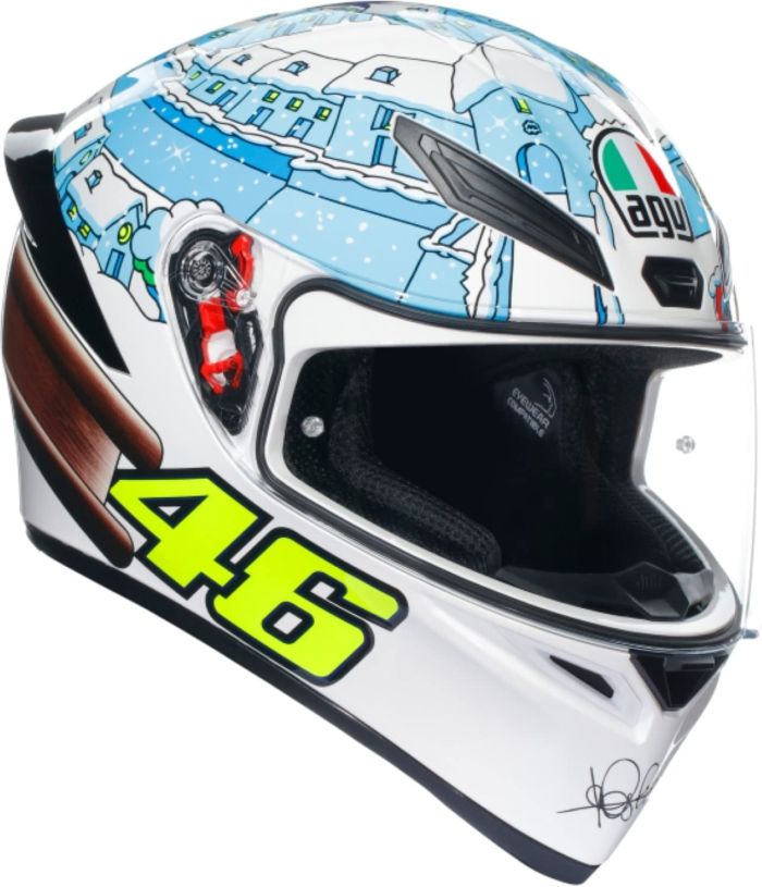 3営業日で発送 エージーブイ Agv K1 S 024-ROSSI WT 2017 L 品番 18394007024-L
