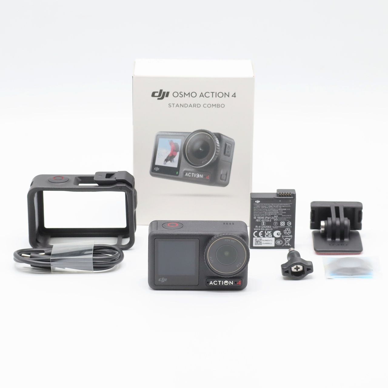 DJI Osmo Action 4 コンボ 4K 120fps対応 防水アクションカメラ 高感度センサー＆広角撮影 スポーツ Vlogに最適