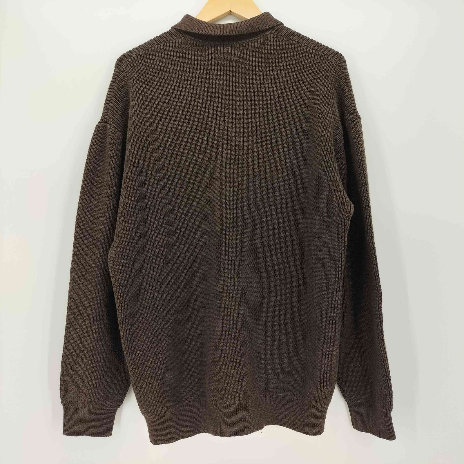 スティーブンアラン Steven Alan LOOSE FIT カシミヤ混 コットンニット L/S ポロシャツ メンズ import：S - メルカリ