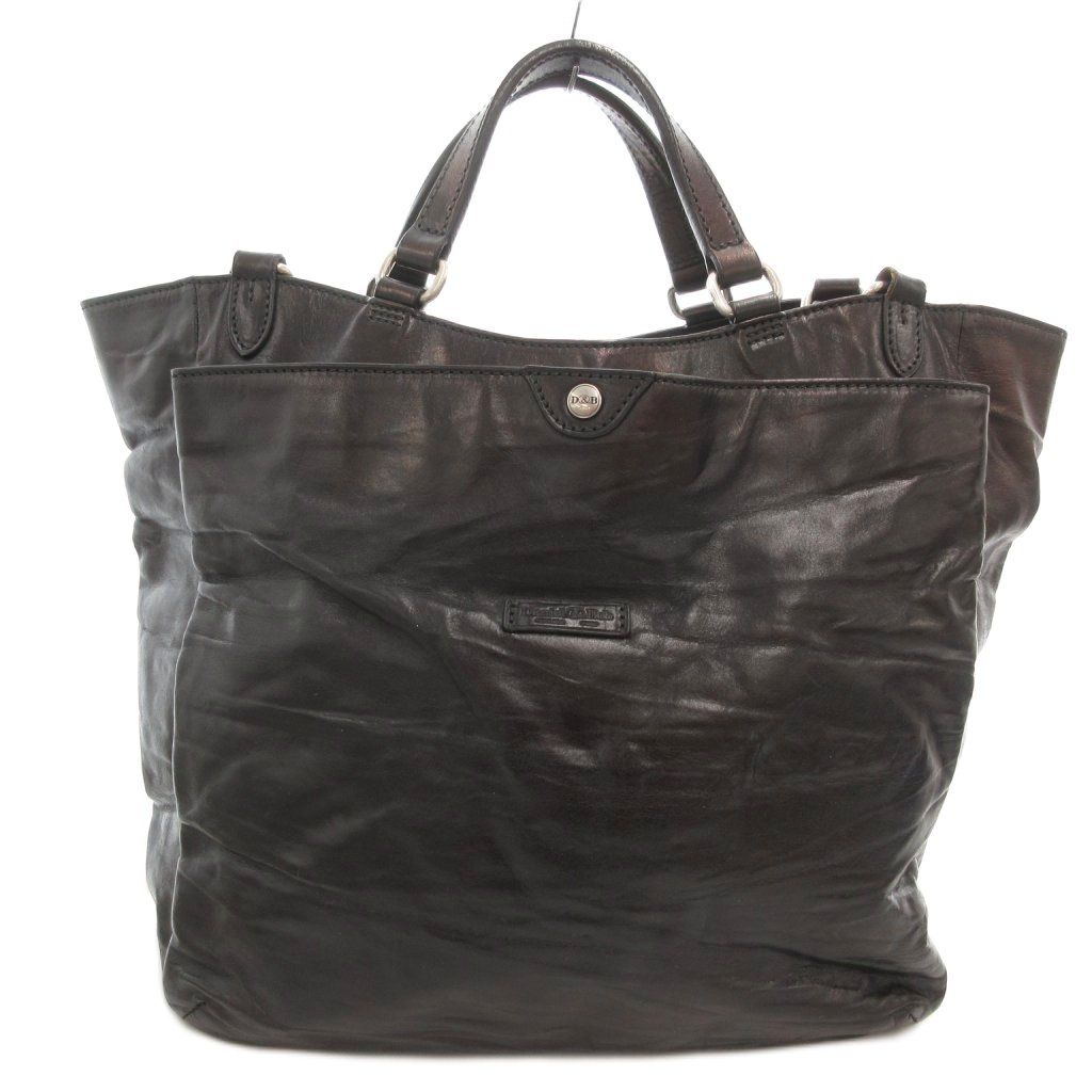 ダニエルアンドボブ ダニエル-ボブ Daniel-Bob CERCATORE RODI ハンドバッグ トート 2WAY レザー 黒 ブラック |AE