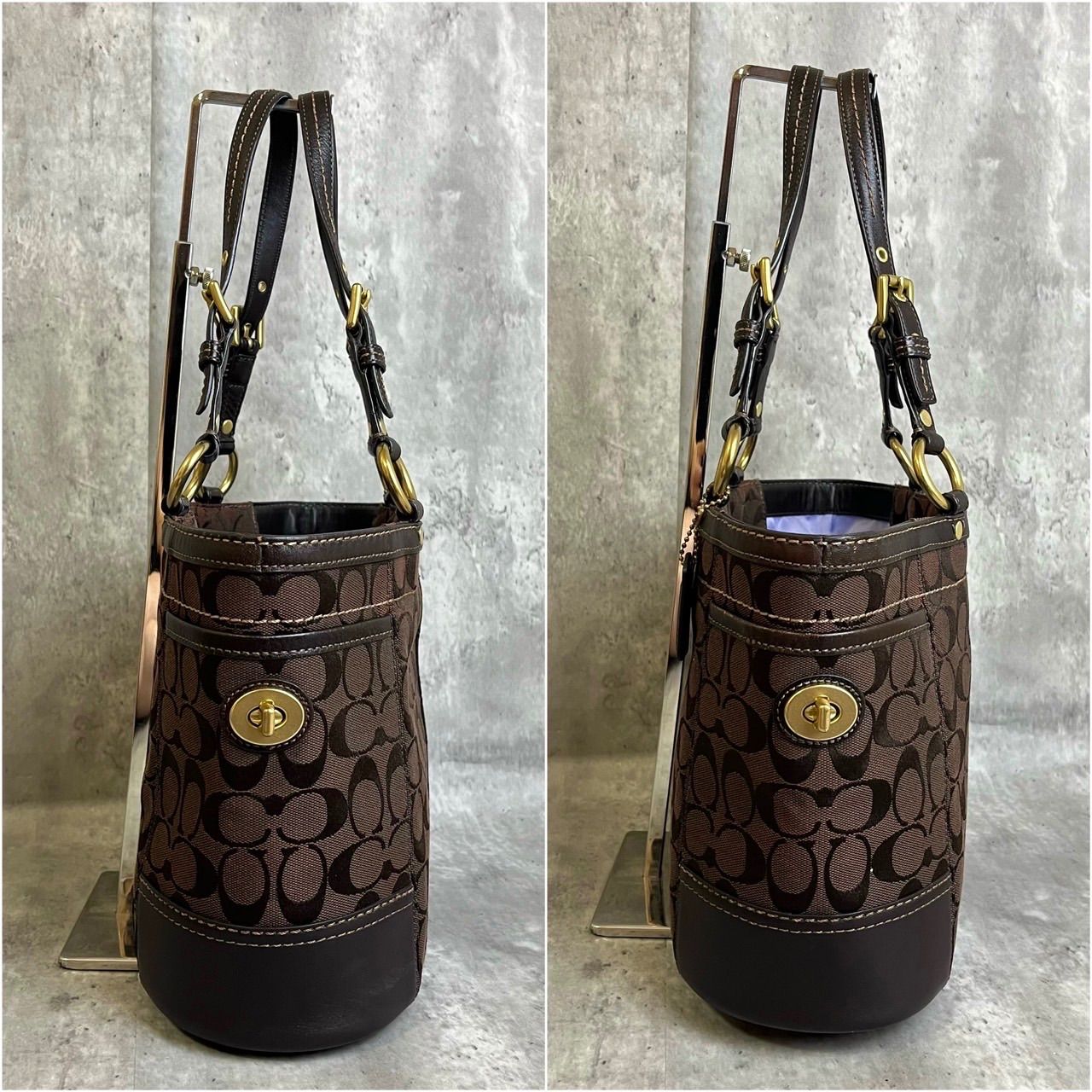 ✨良品✨ COACH コーチ トートバッグ ハンドバッグ シグネチャー