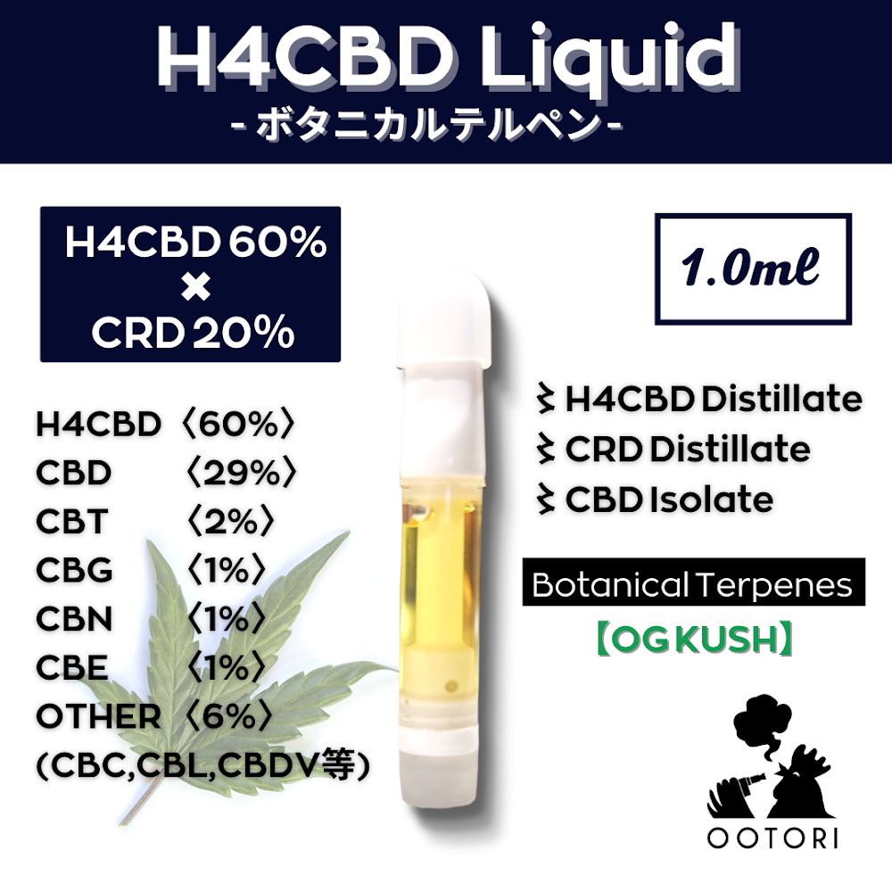 1ml〉H4CBDリキッド【OG KUSH】 - OOTORI - メルカリ