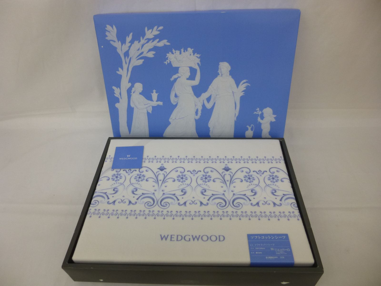 【未使用品】WEDWEDGWOOD ソフトコットンシーツ　 シングル