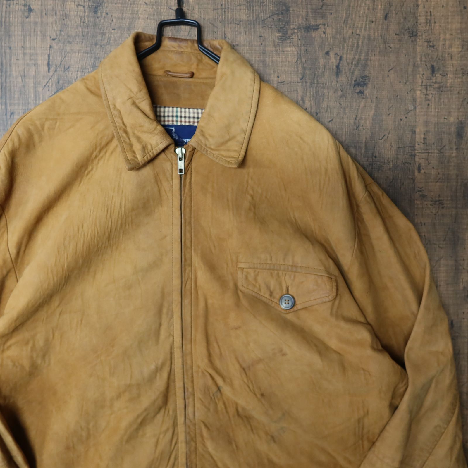 90s Vintage US古着☆Ralph Lauren ラルフローレン スエード レザー 
