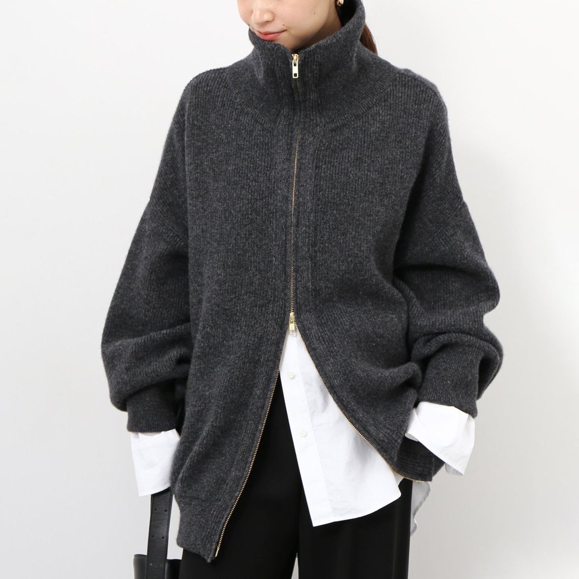 Deuxieme Classe (ドゥーズィエムクラス) OLBIA ロングジップ ブルゾン