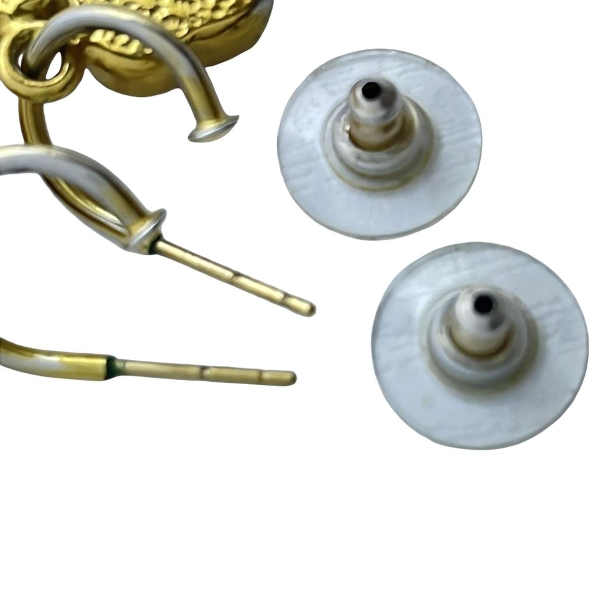  CHANEL シャネル ピアス - ゴールド×ピンク ピアス(両耳用) アクセサリー