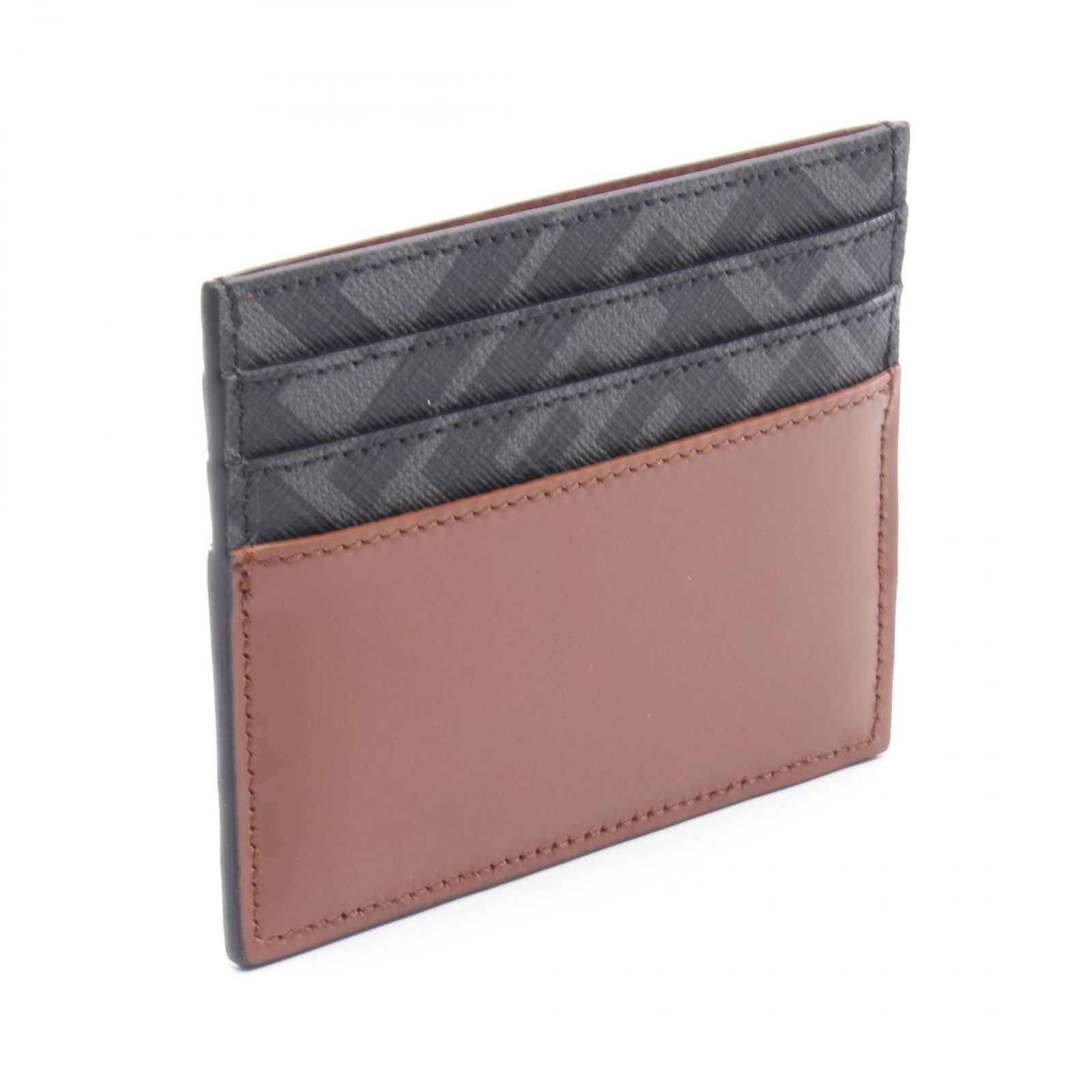 フェンディ FENDI カードケース FFスクエア 7M0164 ブラウン レザー カードケース メンズ
