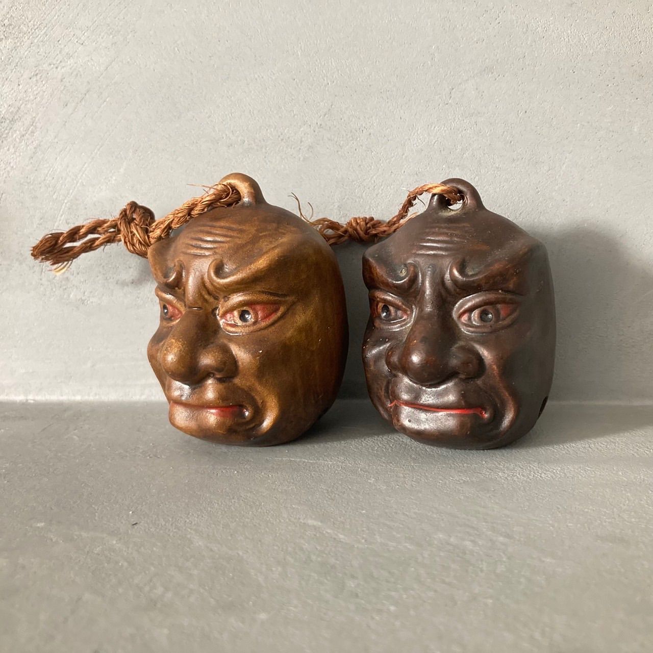 土鈴 能登御陣乗太鼓 人面 2個set 郷土土産 伝統工芸品 - メルカリ