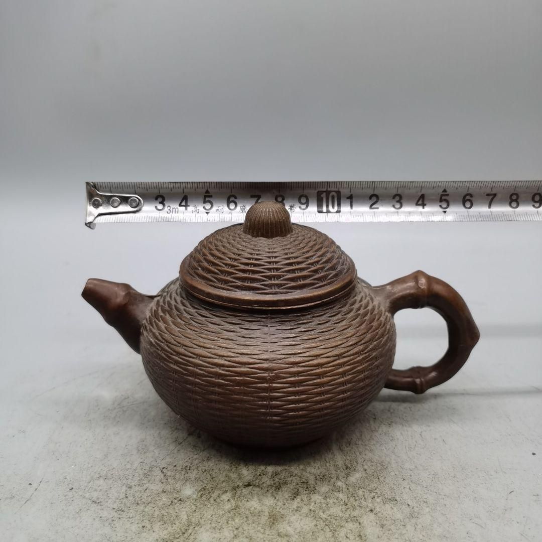 銅器 竹節壺 茶器 煎茶道具 装飾品 工芸品 置物 銅器 竹節壺 茶器 煎茶道具 装飾品 工芸品 置物 銅器 竹節壺