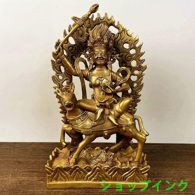 銅器 仏像 吉祥天母護法仏像 驢馬に乗って財富天女 装飾品 工芸品 置物 銅器 仏像 吉祥天母護法仏像 驢馬に乗って財富天女 装飾品 工芸