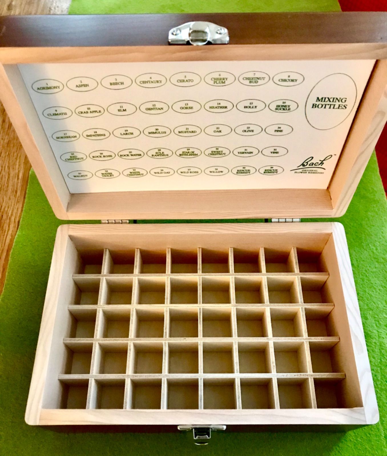 送料込】 バッチフラワーレメディ 木製携帯BOX(日本製) - フラレバ