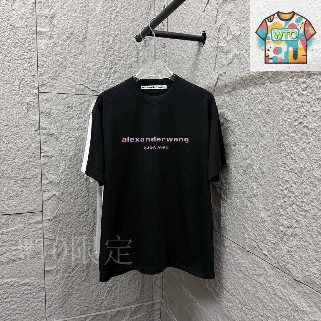 Alexander Wangユニセックス 半袖Tシャツ alexander wang - 【ラスト1点】 SHORT SLEEVE TEE WITH NY PUFF