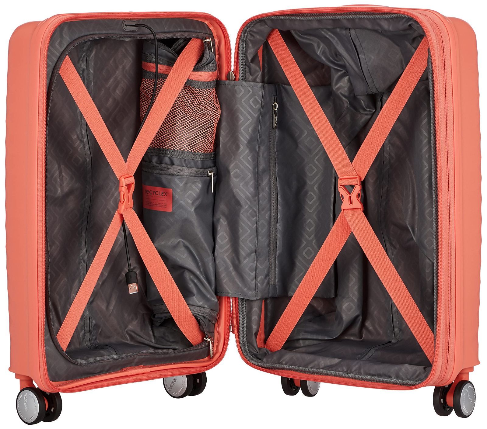 アメリカンツーリスター スーツケース キャリーケース スクアセム SQUASEM スピナー55 31L 55cm 2.8kg 機内持ち込み可  エキスパンダブル - 楠商事 - メルカリ