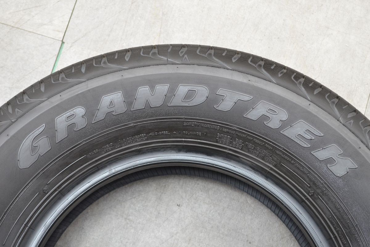 2024年製 新車外し バリ溝】ダンロップ グラントレック AT20 195/80R15 