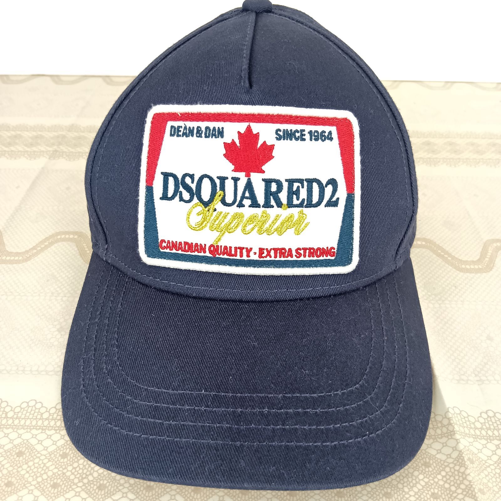 DSQUARED2 ディースクエアード キャップ 帽子 ネイビー サイズフリー 