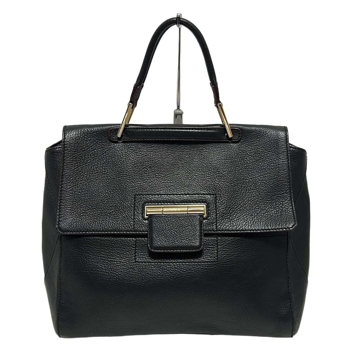 FURLA(フルラ) ハンドバッグ - 黒 レザー FURLA(フルラ) ハンドバッグ - 黒 レザー