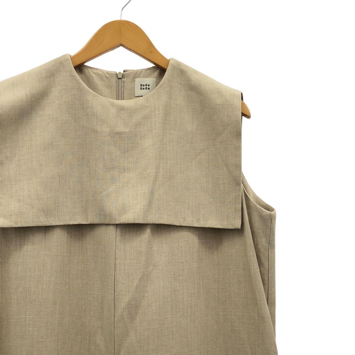 nest Robe ネストローブ＊リネンサロペットパンツ　ベージュ　フリーサイズ nest Robe / ネストローブ 01203-1564 コットンリネン近江晒