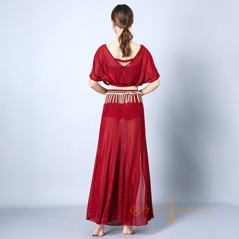 ベリーダンス 衣装セットアップ ジプシー フラメンコ 美品 ジェクス