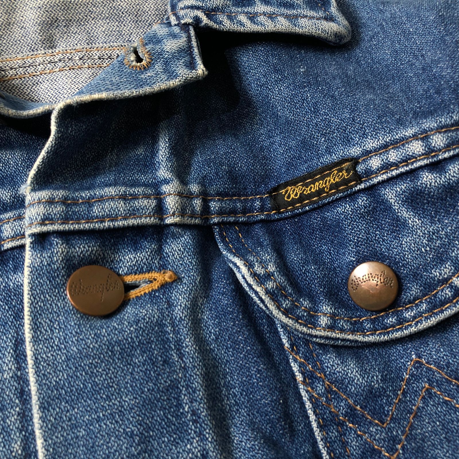 80's vintage Wrangler KID'S デニム ジャケット Gジャン 子供服