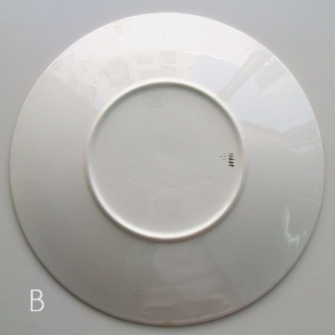 アンティーク 食器 プレート 大皿 Shelley シェリー ガーランド模様 一