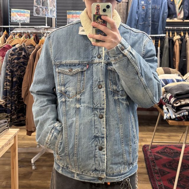 【LEVI’S/リーバイス】デニムボアジャケット