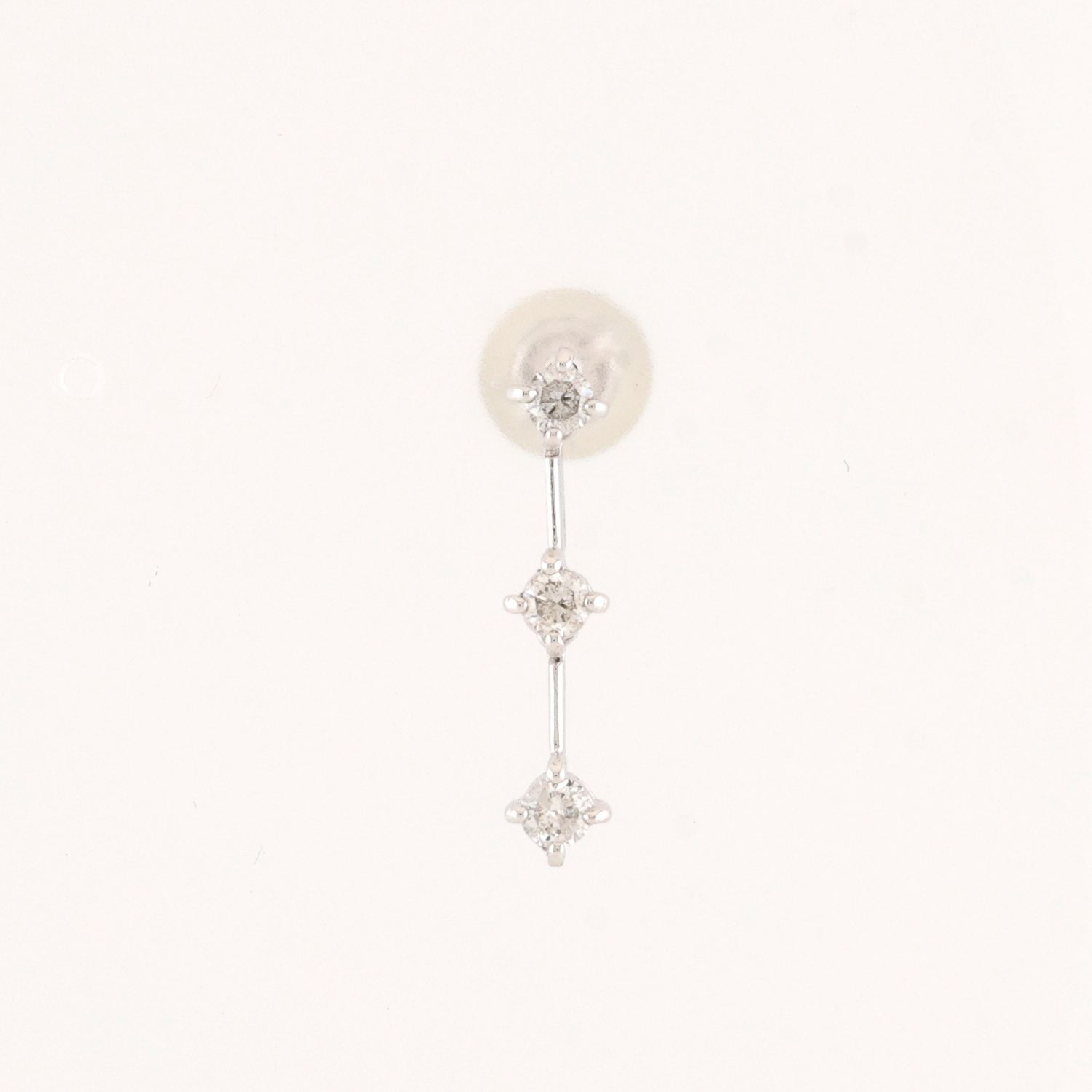 参考定価99,800円！》 K14WG ホワイトゴールド ダイヤモンド 0.30ct 