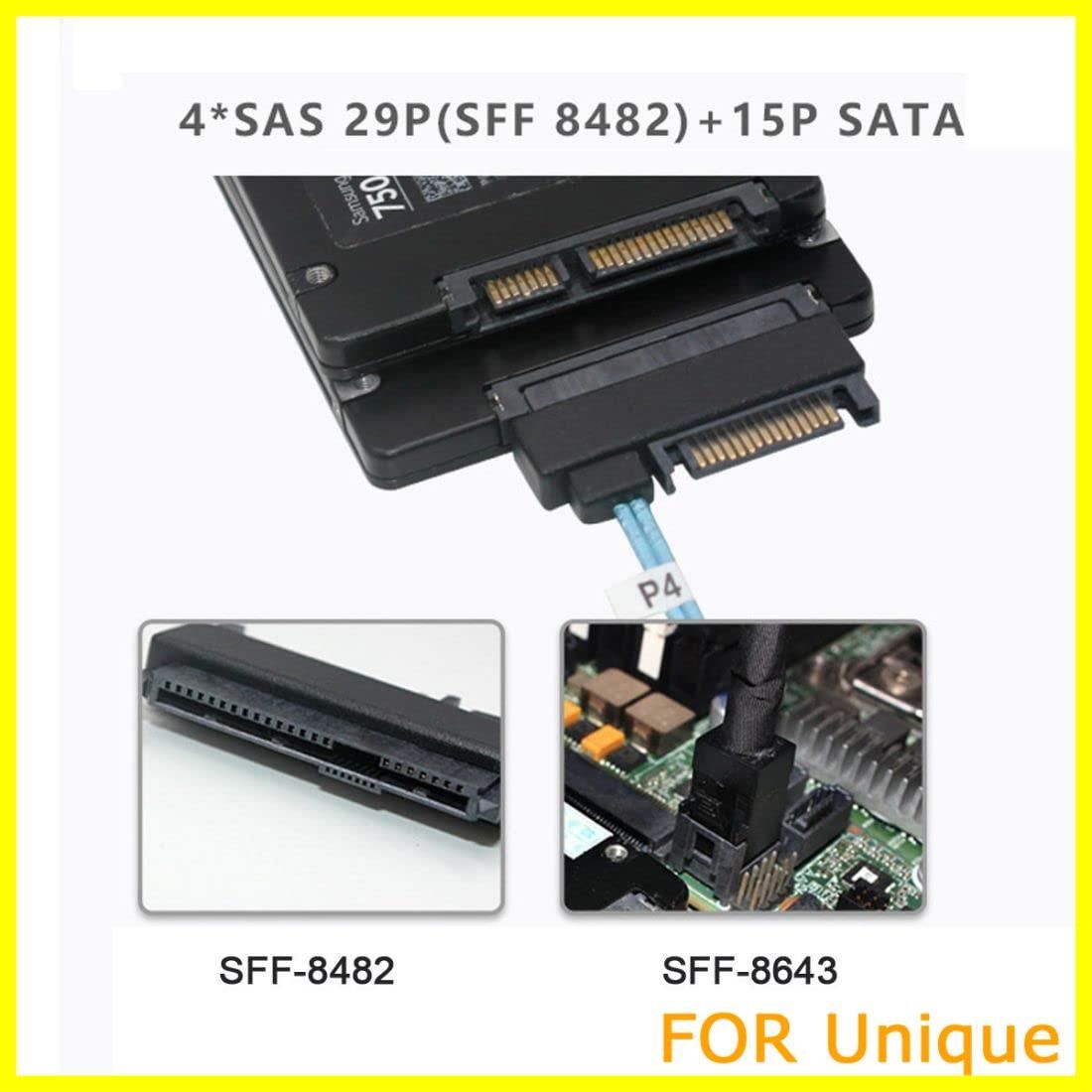 sas様・専用 特価】Cablecc 内部 36 ピン ミニ SAS SFF-8087 ホストから 4 SFF-8482