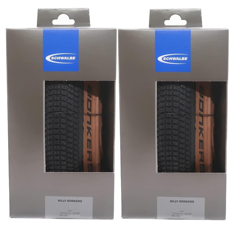2本セット SCHWALBE シュワルベ BILLY BONKERS 20x2.00 50-406 ADDIX フォールディングタイヤ F ing ブロンズ サイドウォール 並行輸入品
