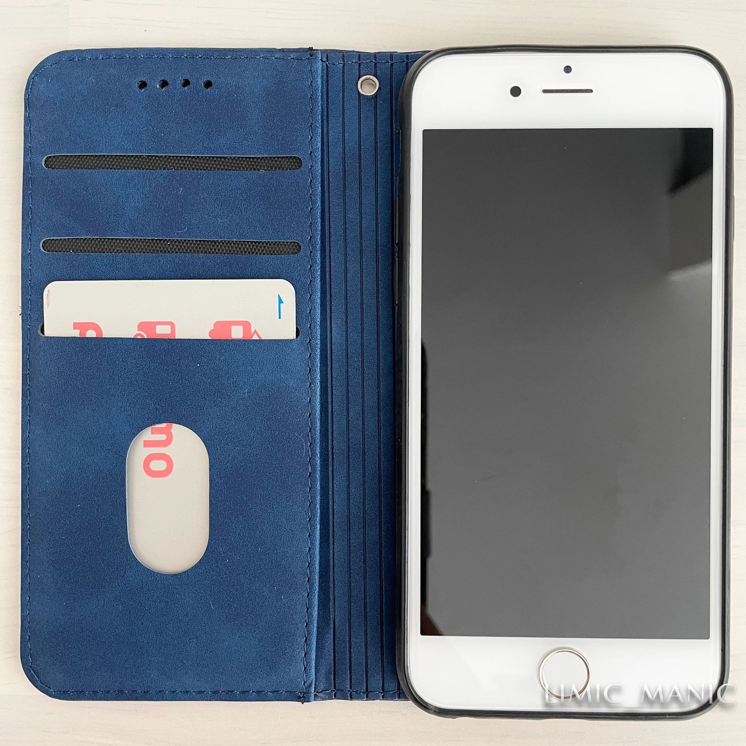 iphone se2/se3/7/8ケース 手帳型　青 Amazon.co.jp: MAGICASE for iPhone SE ケース 手帳型 第2世代