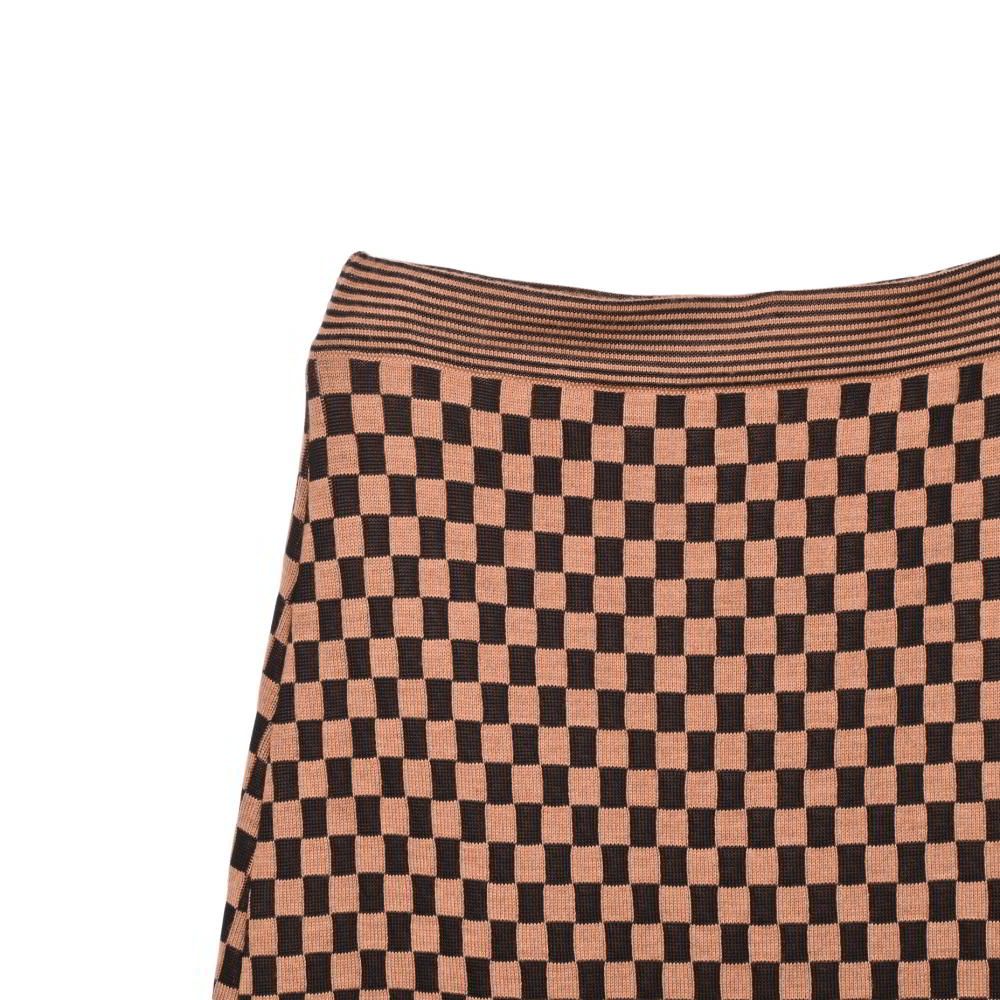 FENDI ヴィンテージ チェック柄 ウール スカート - メルカリ