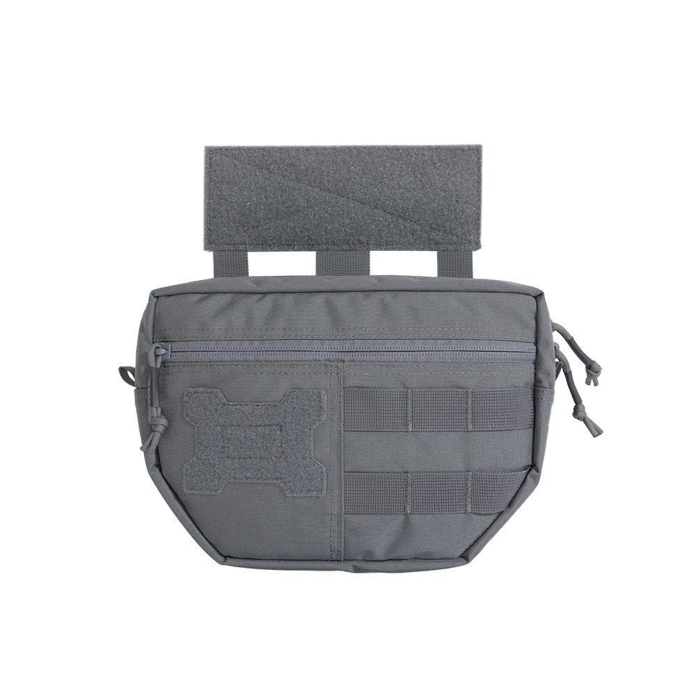 【新着商品】モールシステム ウエストバッグ 多機能ポーチ ナイロン製 SPANKER ウエストポーチ 大容量 ELITE ミリタリーバッグ アウトドア活動 EXCELLENT - グレー