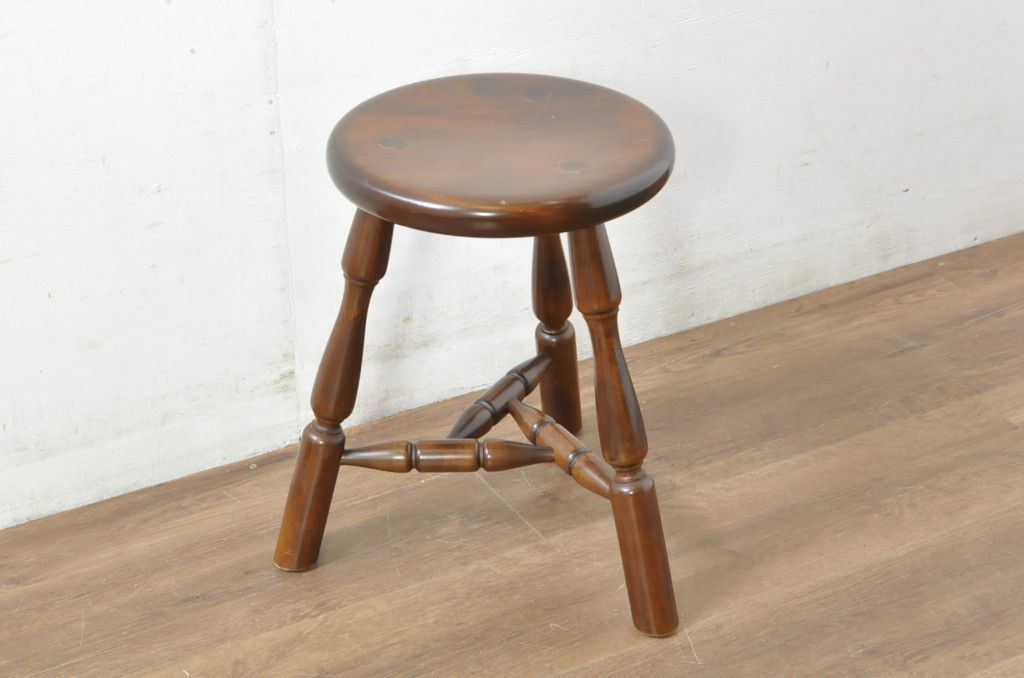 ☆事前問合せ必須☆ 松本民芸家具 スツール 三脚 中古 美品