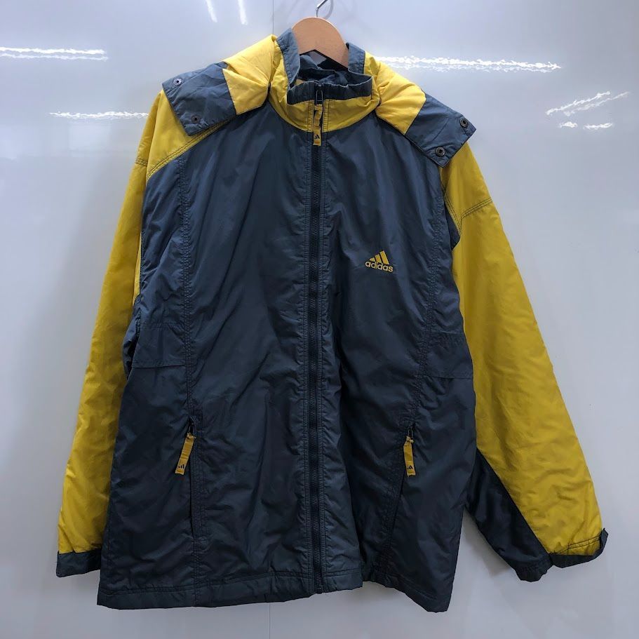 【90s/adidas/アディダス】ナイロン ジャケット d472 楽天市場】90s adidas Logo Nylon Jacket 黒 S アディダス