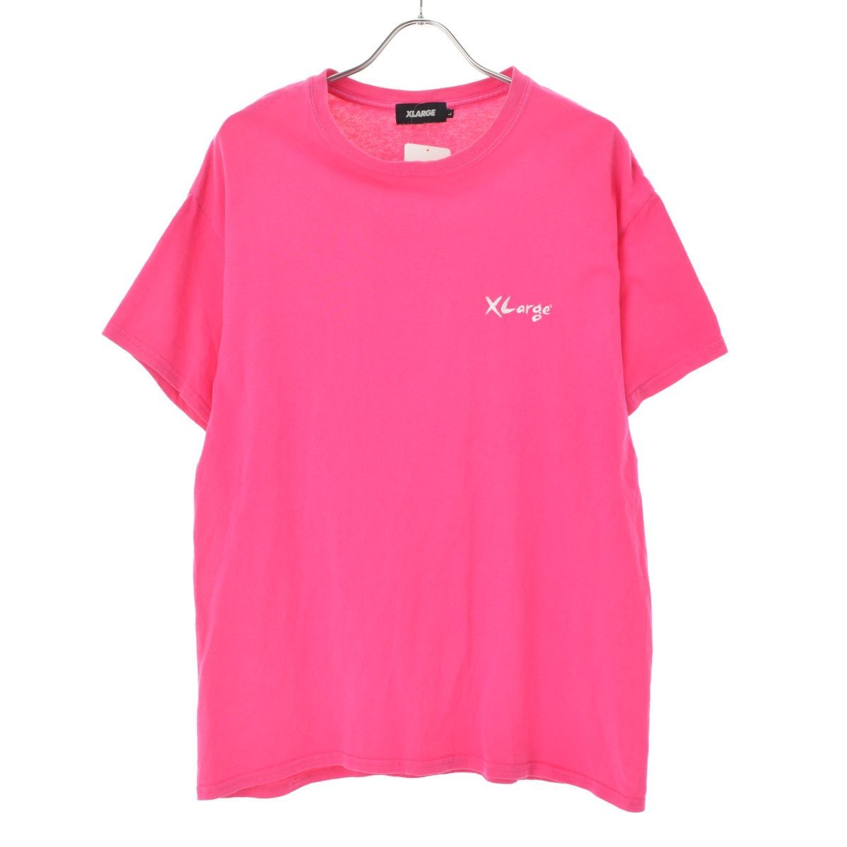 【X-LARGE】ロゴ刺繍半袖Tシャツ